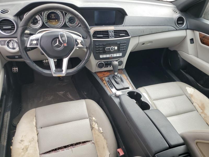 WDDGF8BB7CA621914 - 2012 MERCEDES-BENZ C 300 4MATIC BLUE photo 8
