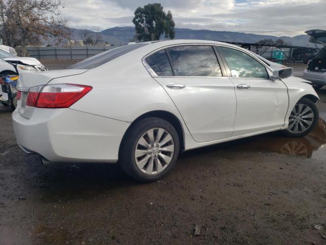 1HGCR2F82EA042507 - 2014 HONDA ACCORD EXL WHITE photo 3