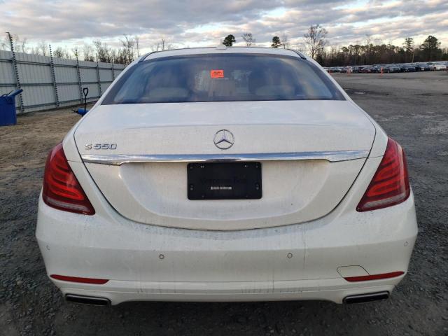 WDDUG8CB7HA298552 - 2017 MERCEDES-BENZ S 550 WHITE photo 6