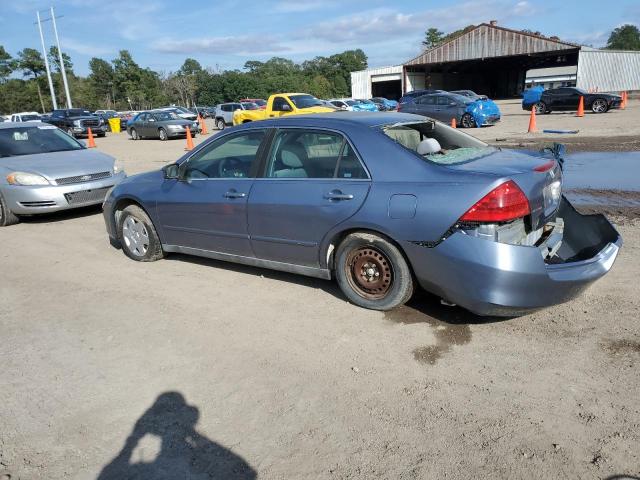 1HGCM56477A148161 - 2007 HONDA ACCORD LX BLUE photo 2