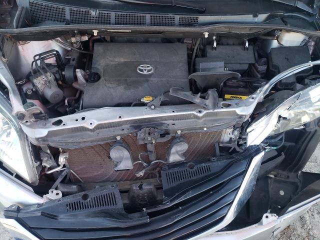 5TDKK3DC1CS260918 - 2012 TOYOTA SIENNA LE SILVER photo 12