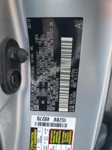 5TDKK3DC1CS260918 - 2012 TOYOTA SIENNA LE SILVER photo 13