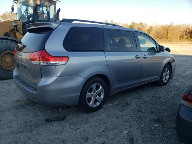 5TDKK3DC1CS260918 - 2012 TOYOTA SIENNA LE SILVER photo 3