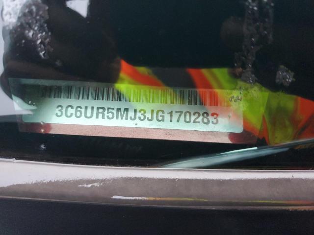 3C6UR5MJ3JG170283 - 2018 RAM 2500 SLT წითელი ფოტო 12