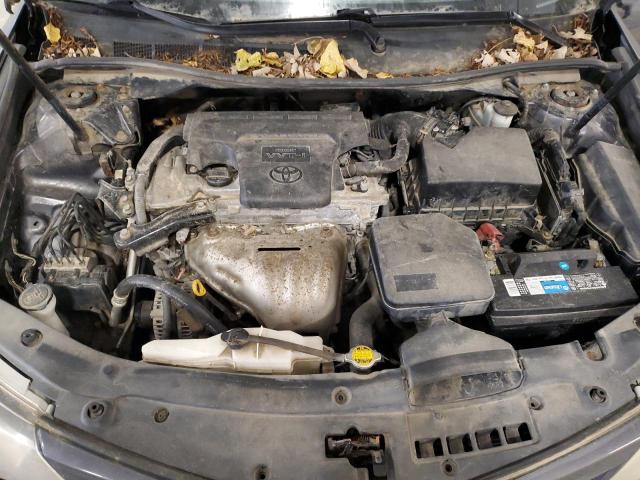 4T1BF1FK8CU107988 - 2012 TOYOTA CAMRY BASE GRAY photo 11