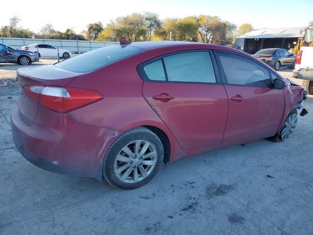 KNAFX4A63G5583559 - 2016 KIA FORTE LX RED photo 3