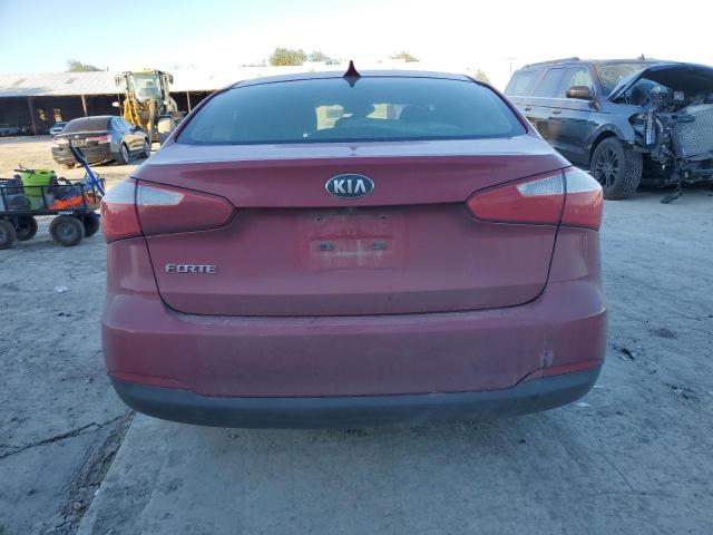 KNAFX4A63G5583559 - 2016 KIA FORTE LX RED photo 6