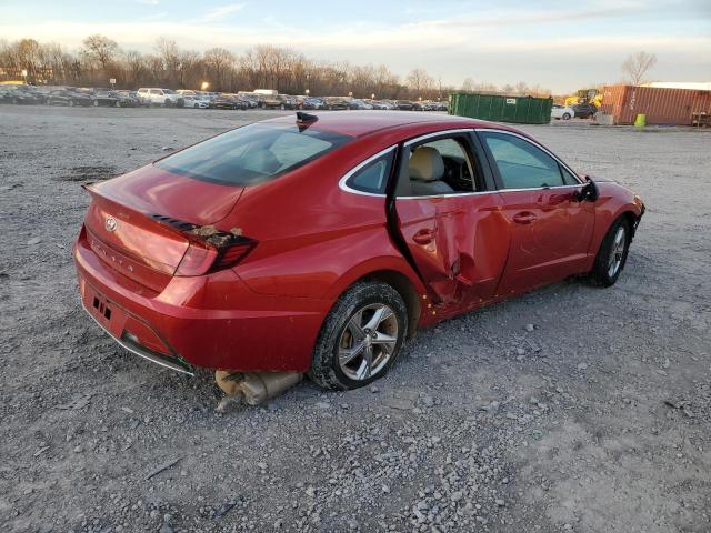 5NPEG4JA5NH145853 - 2022 HYUNDAI SONATA SE RED photo 3