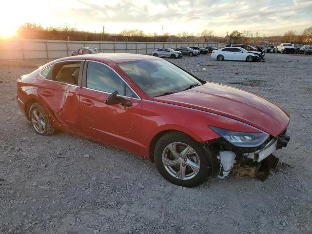 5NPEG4JA5NH145853 - 2022 HYUNDAI SONATA SE RED photo 4