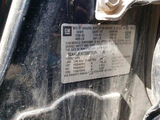 3GNAL2EK5DS627929 - 2013 CHEVROLET CAPTIVA LS 黑色 照片 13