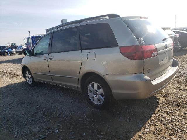 5TDZA23CX5S272467 - 2005 TOYOTA SIENNA CE BEIGE photo 2