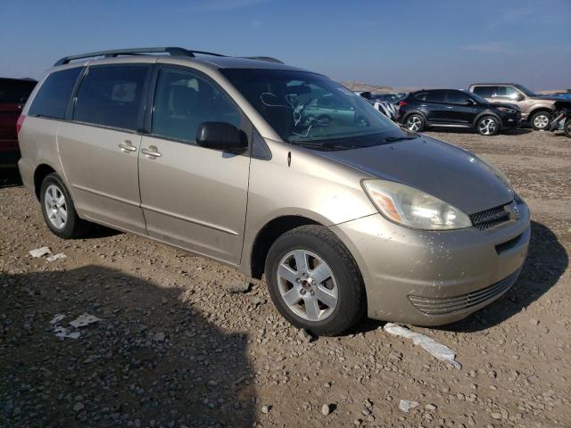 5TDZA23CX5S272467 - 2005 TOYOTA SIENNA CE BEIGE photo 4