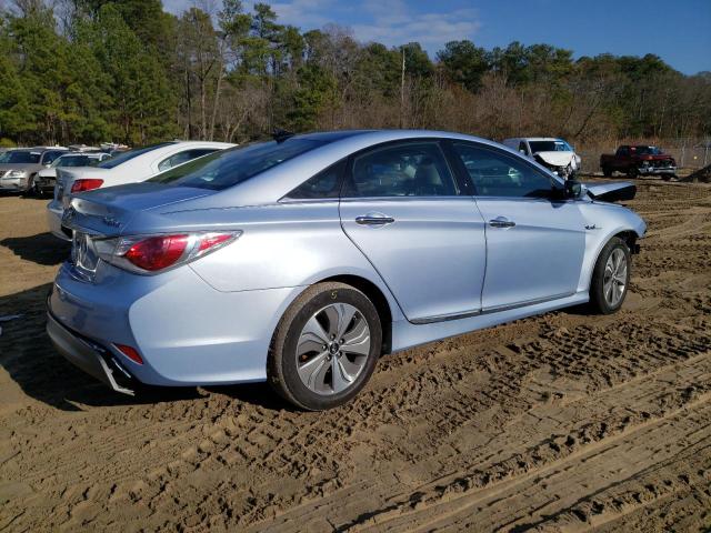 KMHEC4A46FA128389 - 2015 HYUNDAI SONATA HYBRID BLUE photo 3