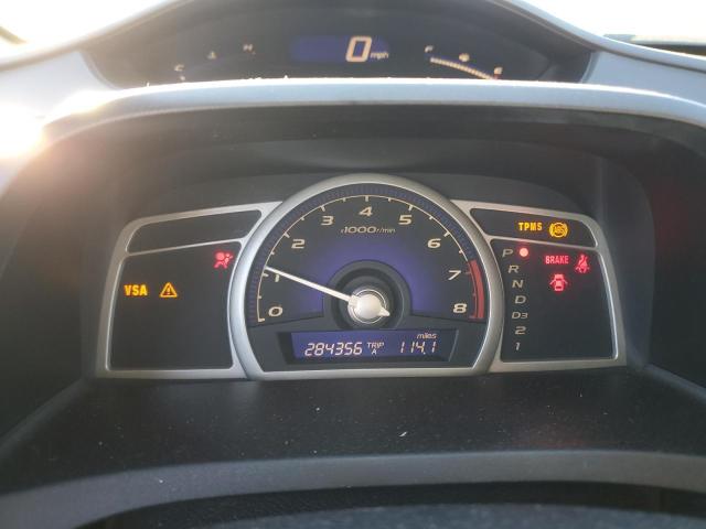 2HGFA1F92AH545165 - 2010 HONDA CIVIC EXL შავი ფოტო 9