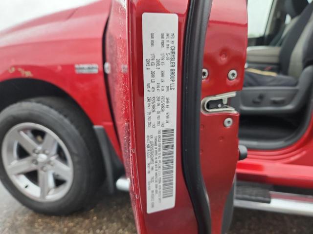 1D7RV1GT6AS240552 - 2010 DODGE RAM 1500 RED photo 13