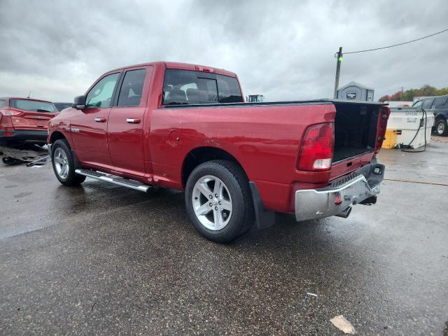 1D7RV1GT6AS240552 - 2010 DODGE RAM 1500 RED photo 2