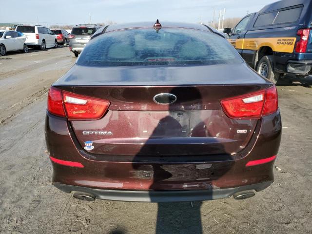 5XXGM4A72FG391083 - 2015 KIA OPTIMA LX MAROON photo 6