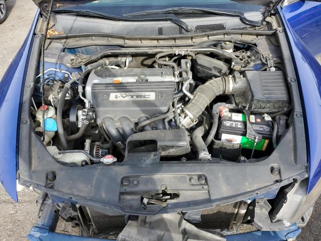 1HGCS12389A009882 - 2009 HONDA ACCORD LX BLUE photo 11