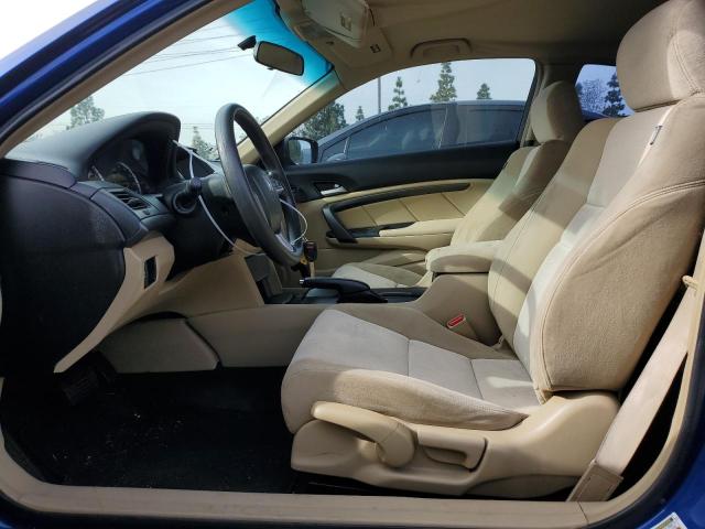 1HGCS12389A009882 - 2009 HONDA ACCORD LX BLUE photo 7