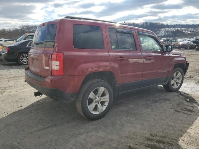 1C4NJRFBXCD540131 - 2012 JEEP PATRIOT LATITUDE RED photo 3