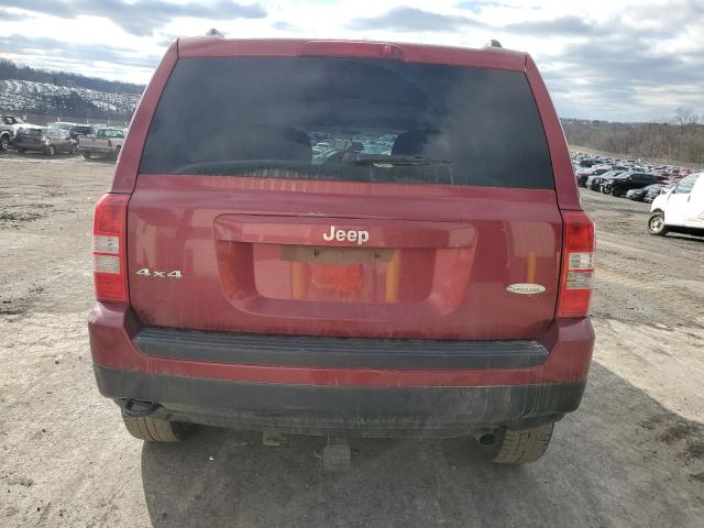 1C4NJRFBXCD540131 - 2012 JEEP PATRIOT LATITUDE RED photo 6