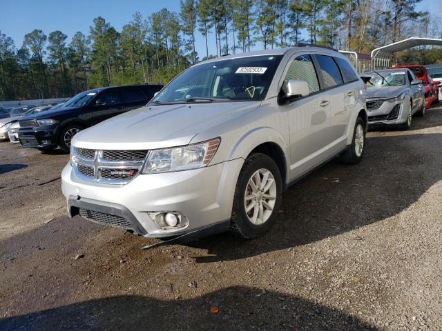 3C4PDCBB1ET120211 - 2014 DODGE JOURNEY SXT SILVER photo 1