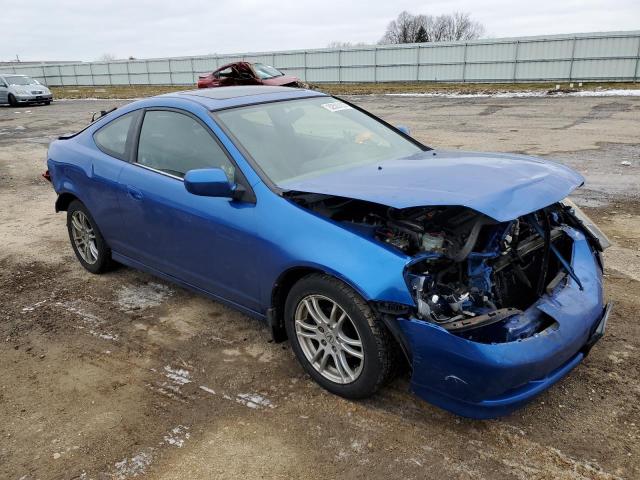 JH4DC54826S003161 - 2006 ACURA RSX BLUE photo 4