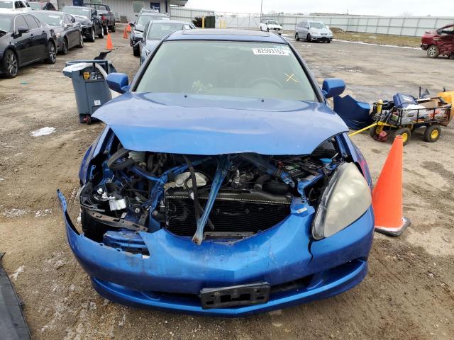 JH4DC54826S003161 - 2006 ACURA RSX BLUE photo 5