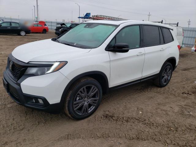 5FNYF8H53MB040659 - 2021 HONDA PASSPORT EXL WHITE photo 1