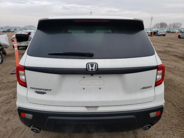 5FNYF8H53MB040659 - 2021 HONDA PASSPORT EXL WHITE photo 6