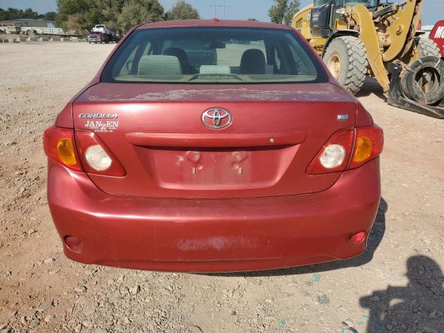 1NXBU40E19Z063514 - 2009 TOYOTA COROLLA BASE Bordo foto 6