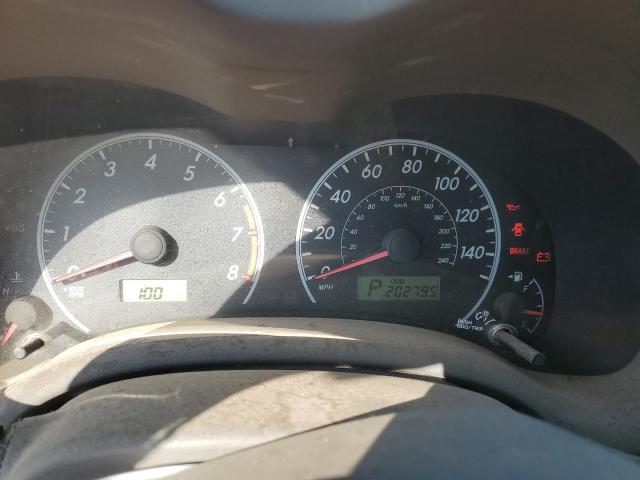 1NXBU40E19Z063514 - 2009 TOYOTA COROLLA BASE Bordo foto 9