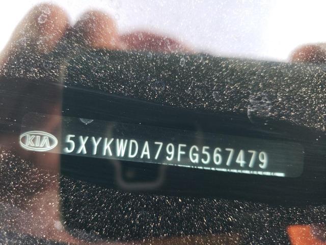 5XYKWDA79FG567479 - 2015 KIA SORENTO SX SILVER photo 12