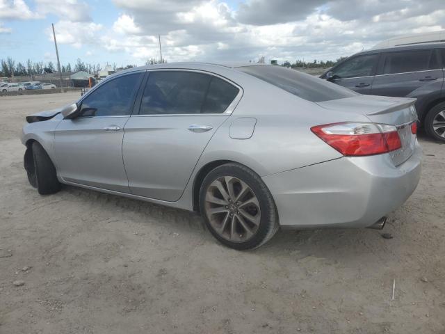 1HGCR2F52EA079806 - 2014 HONDA ACCORD SPORT SILVER photo 2
