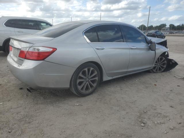 1HGCR2F52EA079806 - 2014 HONDA ACCORD SPORT SILVER photo 3