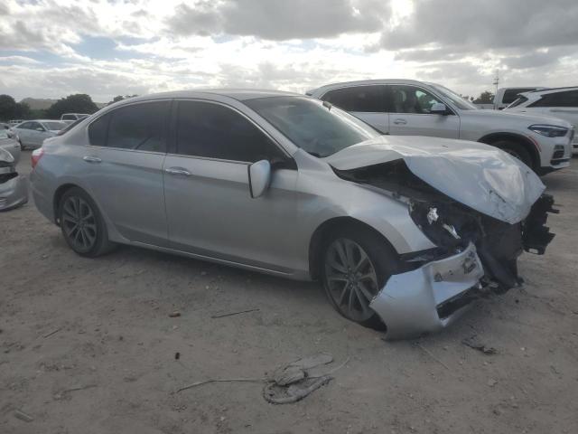 1HGCR2F52EA079806 - 2014 HONDA ACCORD SPORT SILVER photo 4