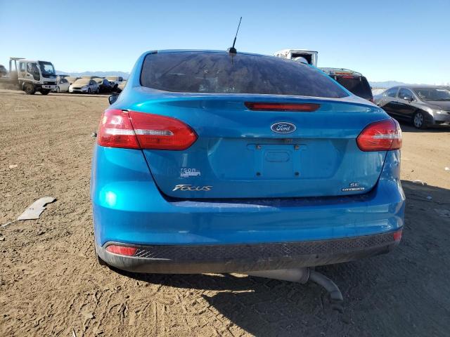 1FADP3F26FL314420 - 2015 FORD FOCUS SE BLUE photo 6