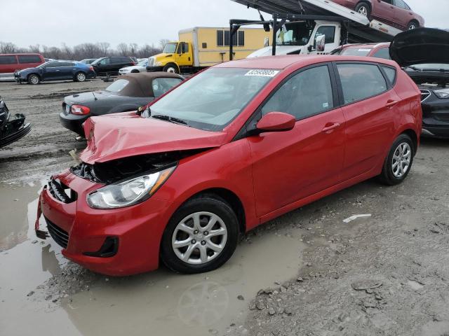 KMHCT5AE5CU056536 - 2012 HYUNDAI ACCENT GLS RED photo 1