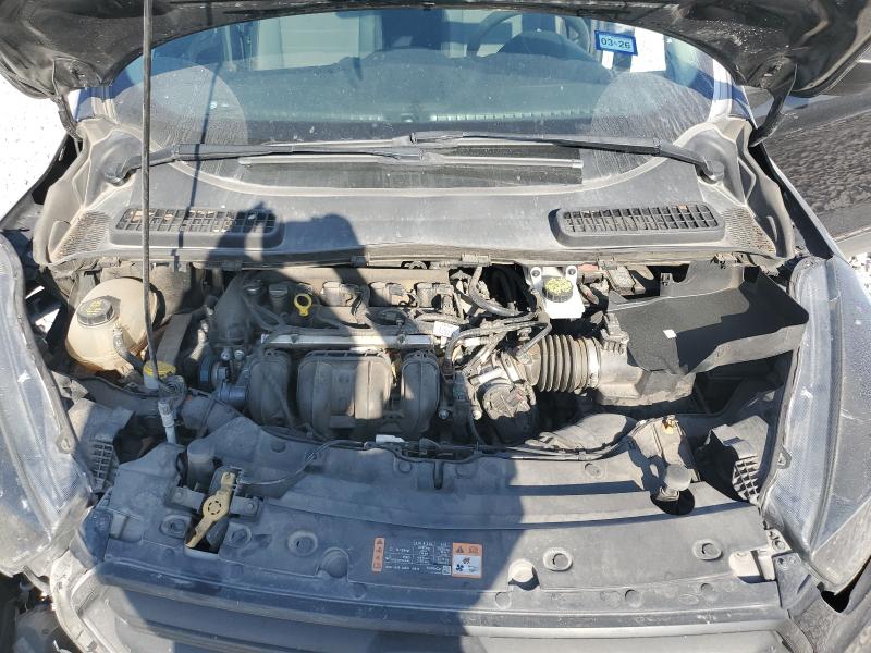 1FMCU0F73KUB58362 - 2019 FORD ESCAPE S Siyah fotoğraf 12