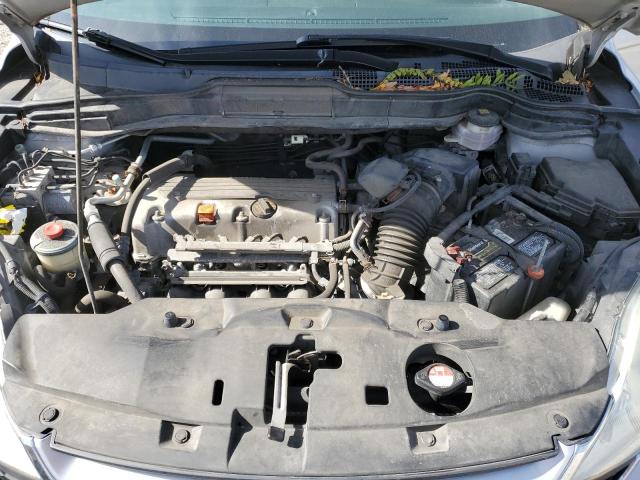 5J6RE4H74AL001356 - 2010 HONDA CR-V EXL SILVER photo 11