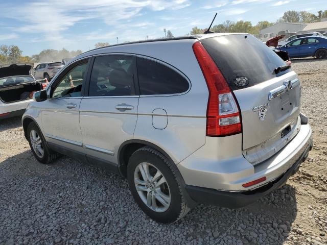 5J6RE4H74AL001356 - 2010 HONDA CR-V EXL SILVER photo 2