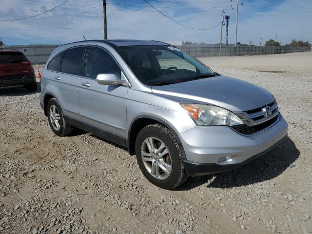 5J6RE4H74AL001356 - 2010 HONDA CR-V EXL SILVER photo 4