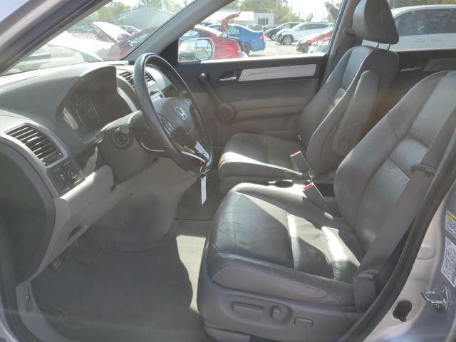 5J6RE4H74AL001356 - 2010 HONDA CR-V EXL SILVER photo 7