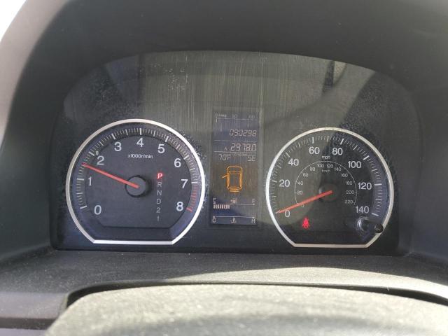 5J6RE4H74AL001356 - 2010 HONDA CR-V EXL SILVER photo 9