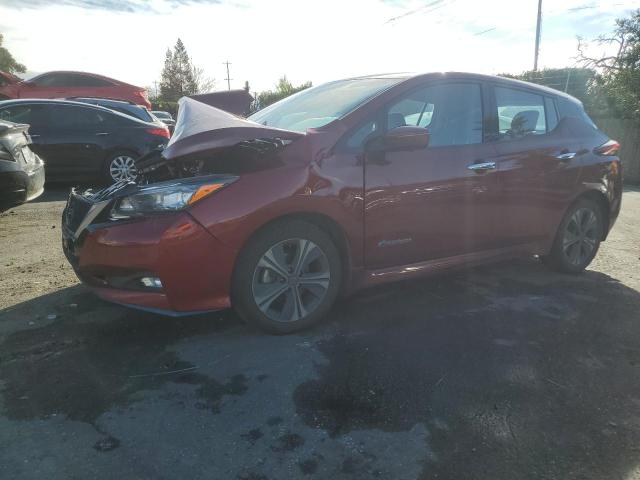 1N4BZ1CP4KC318496 - 2019 NISSAN LEAF S PLUS RED photo 1