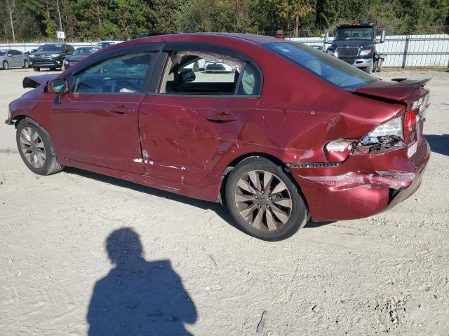 1HGFA16809L015962 - 2009 HONDA CIVIC EX RED photo 2