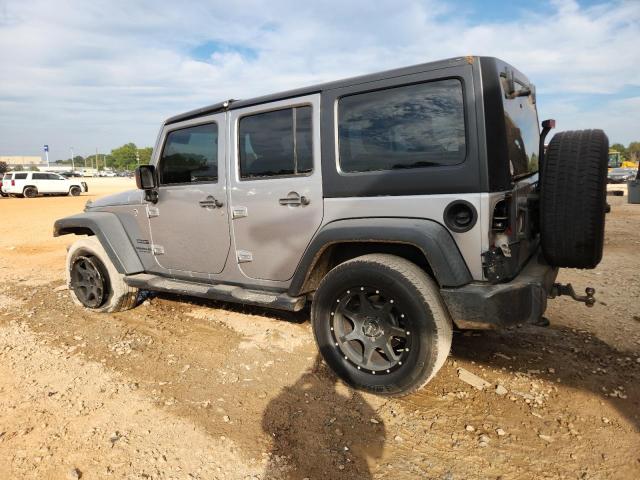 1C4BJWDGXHL650268 - 2017 JEEP WRANGLER UNLIMITED SPORT GRAY photo 2