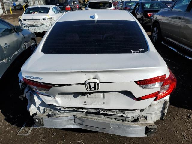 1HGCV1F10JA180856 - 2018 HONDA ACCORD LX WHITE photo 6