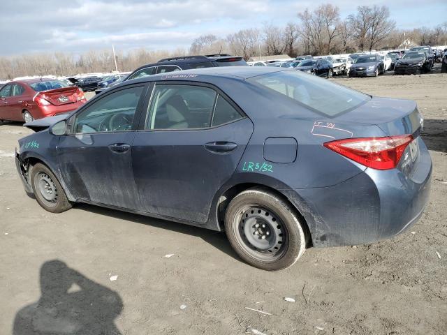 5YFBURHE7HP717272 - 2017 TOYOTA COROLLA L BLUE photo 2