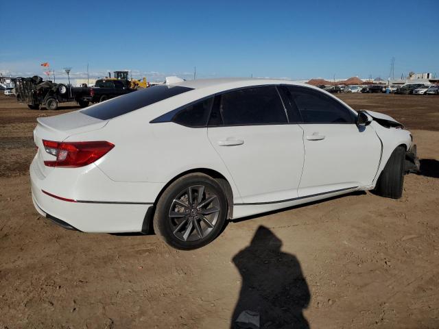 1HGCV1F58MA057992 - 2021 HONDA ACCORD EXL WHITE photo 3